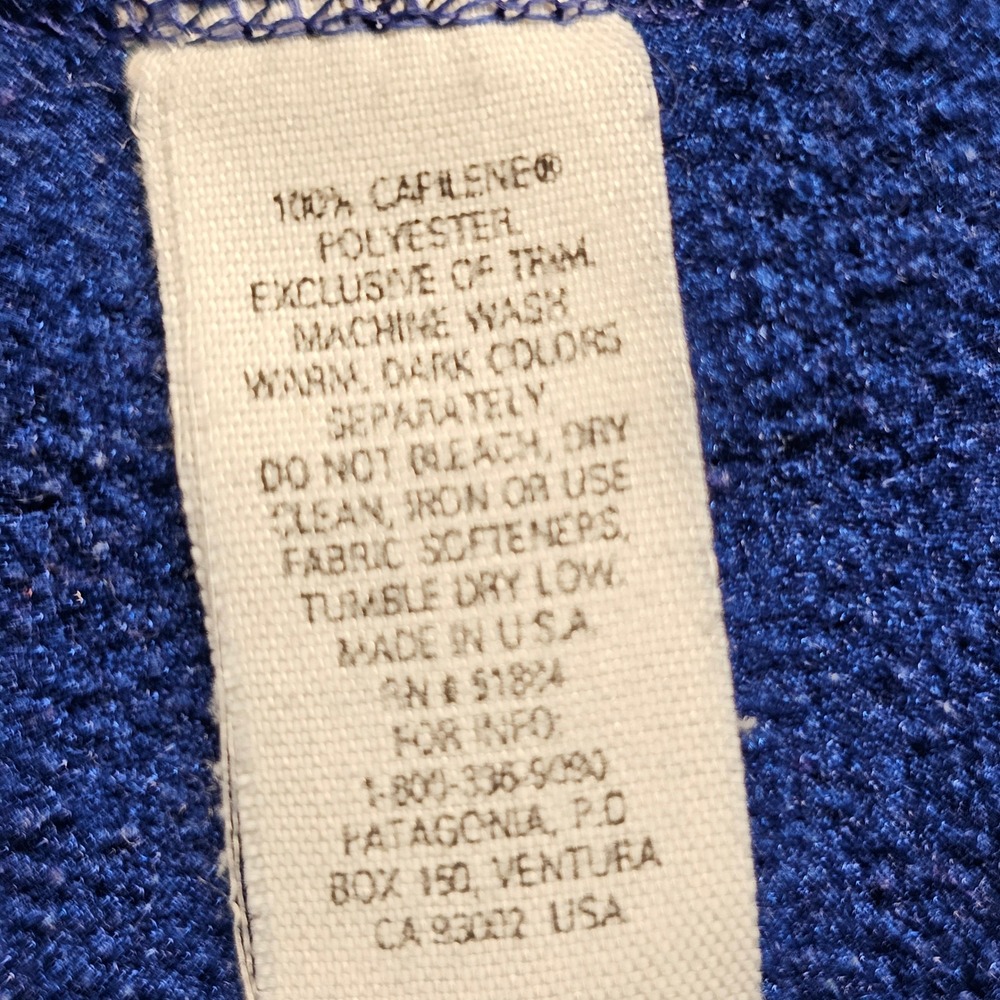 Patagonia‎ Capilene Mens Medium Blue Fleece Base Layer Thermal Pants Outdoor - Picture 6 of 11